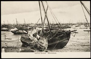Carte Postale Ancienne - Port De Mombasa Kenya Photo Real (a27721) Originale