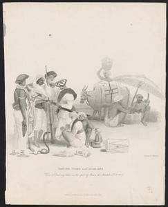 Dancing Snake and Musicians