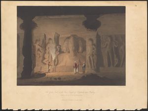 The Great Triad in the Cave Temple of Elephanta near Bombay