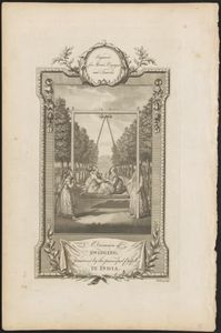 A diversion of swinging, practised by the principal people in India