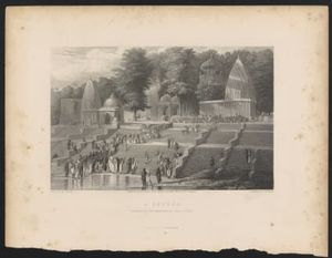 A suttee : preparing for the immolation of a Hindoo widow